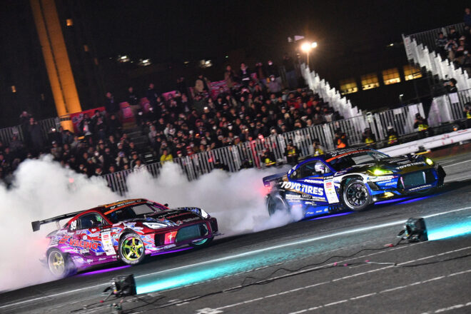 第10戦を藤野が制して1ポイント差で3度目のチャンピオンに輝く。第9戦は中村直樹が優勝／D1GPお台場