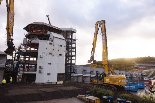 スパ・フランコルシャンのコントロールタワーが建て替えに。すでに着工、完成予定は2026年6月