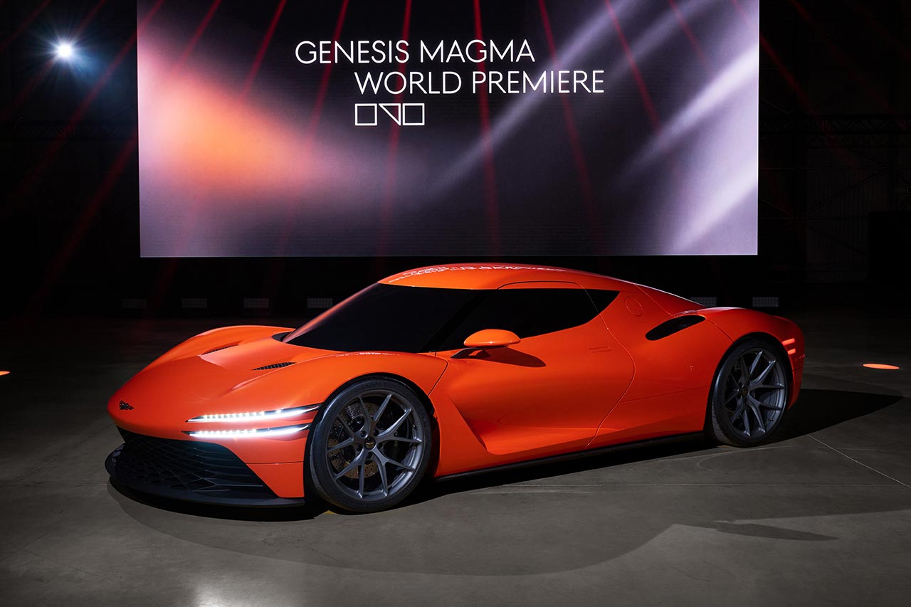 ジェネシス、ミッドシップのマグマGTコンセプトを発表。将来のGTカーレース参入の意志を示す