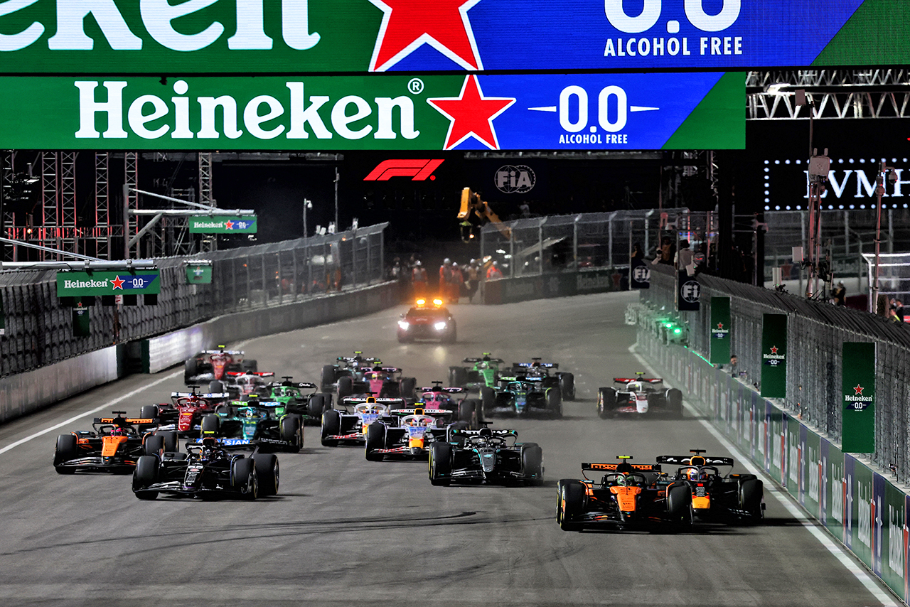 2025年F1第22戦ラスベガスGP　決勝スタート