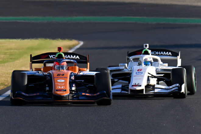 悔し涙の太田格之進「タイトル獲得に向け、やれることはやった」。佐藤蓮は0.7秒届かず「優勝しか見ていなかった」【SF第12戦鈴鹿決勝会見】