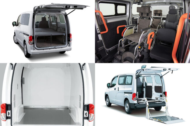 『ニッサンNV200バネット』が仕様向上。カスタマイズを楽しむ黒バンパー＋専用色の新グレードも新設定