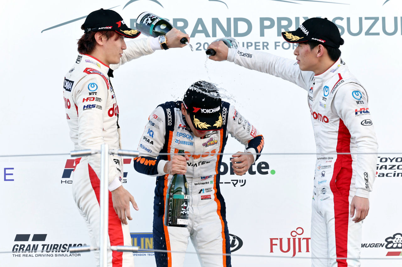 DOCOMO TEAM DANDELION RACING　2025スーパーフォーミュラ第10戦・第11戦・第12戦　日曜レポート