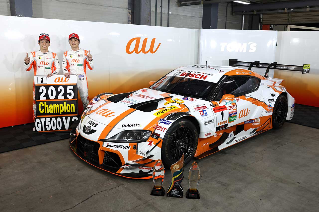 坪井翔／山下健太（au TOM’S GR Supra）