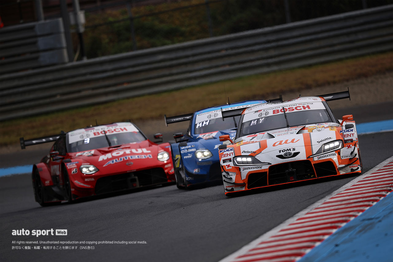 au TOM’S GR Supra、TRS IMPUL with SDG Z、MOTUL AUTECH Z