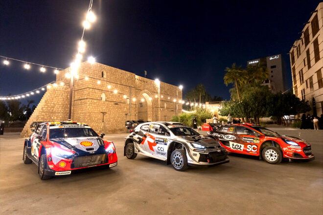 初開催の地で行われる最終戦、ラリー・サウジアラビアのシェイクダウンが実施。