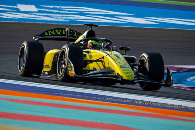 2025年FIA F2第13戦ルサイル　レオナルド・フォルナローリ（インビクタ・レーシング）