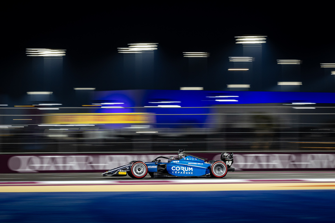 2025年FIA F2第13戦ルサイル　ビクトール・マルタンス（ARTグランプリ／ウイリアムズ育成）