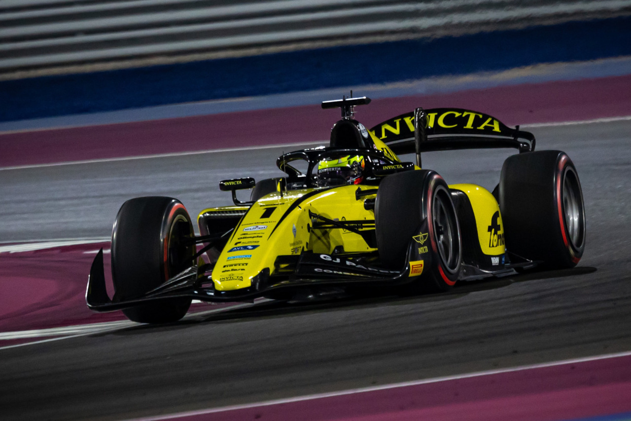 2025年FIA F2第13戦ルサイル　レオナルド・フォルナローリ（インビクタ・レーシング）