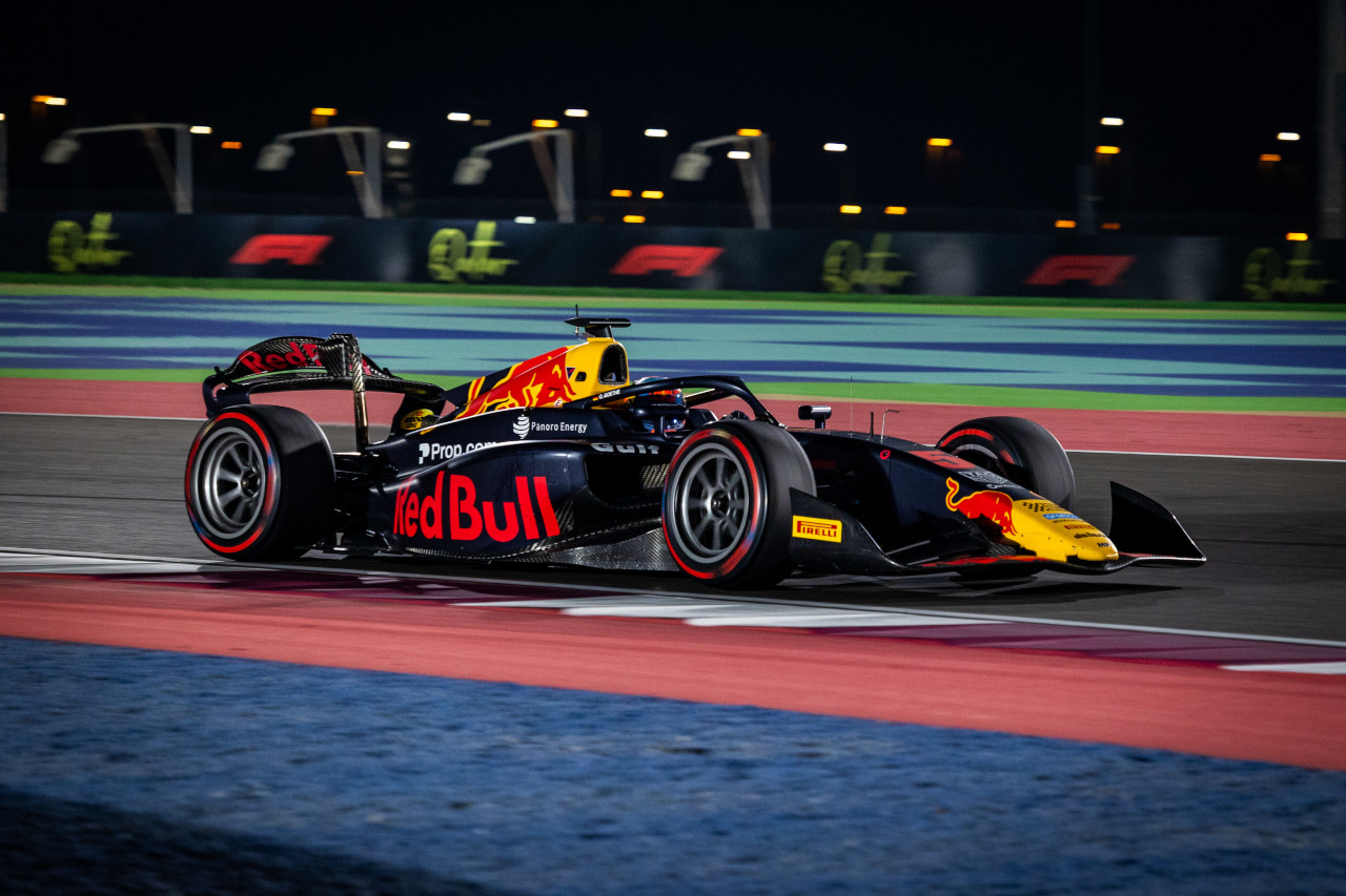 2025年FIA F2第13戦ルサイル　オリバー・ゲーテ（MPモータースポーツ／レッドブル育成）