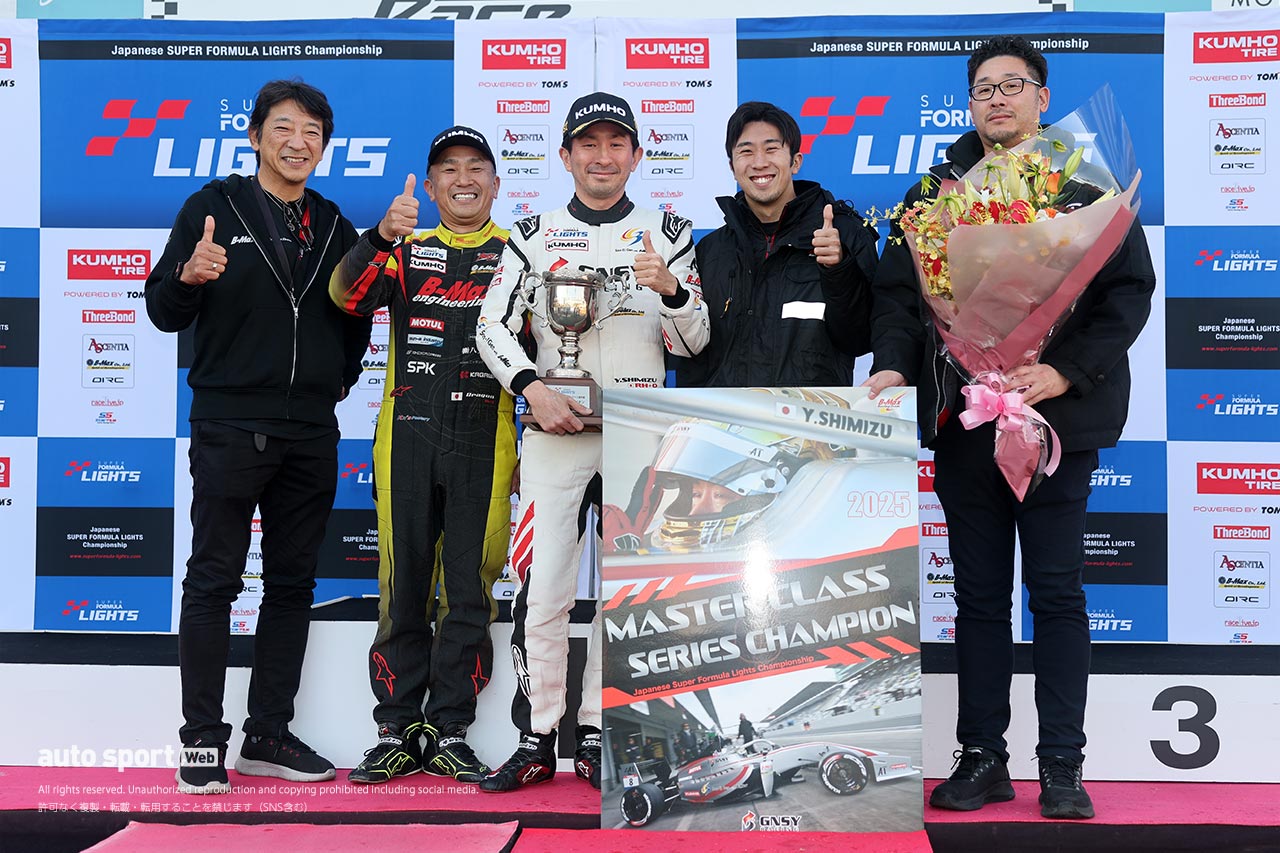 全日本スーパーフォーミュラ・ライツ選手権第16戦は野村勇斗がポール・トゥ・ウインで今季10勝目