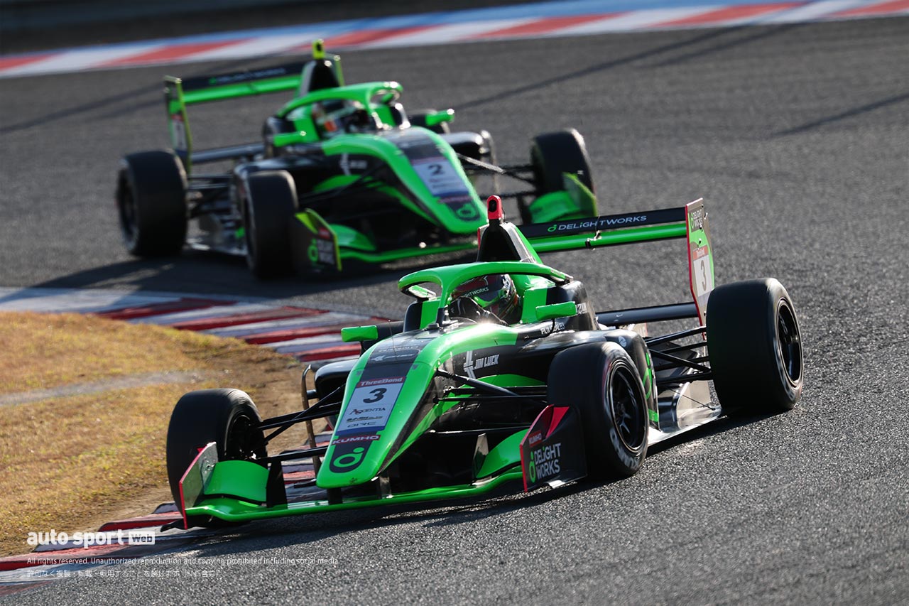 全日本スーパーフォーミュラ・ライツ選手権第16戦は野村勇斗がポール・トゥ・ウインで今季10勝目