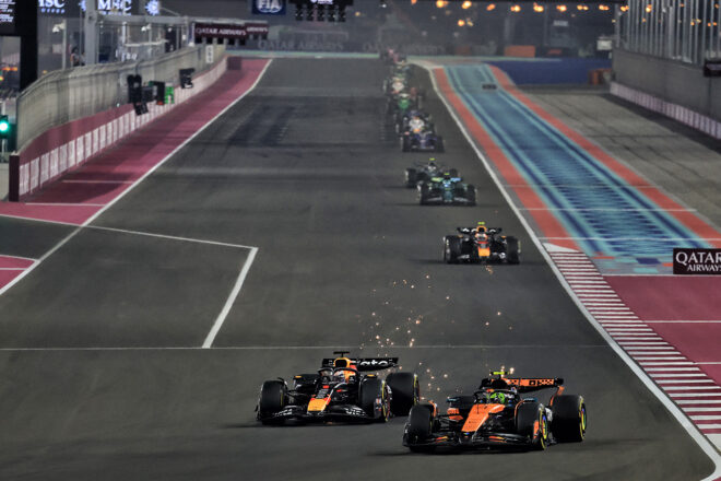 ランド・ノリス(マクラーレン)&マックス・フェルスタッペン(レッドブル)