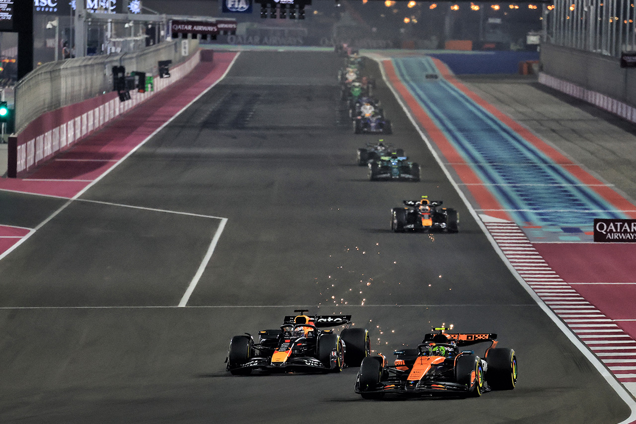 ランド・ノリス（マクラーレン）＆マックス・フェルスタッペン（レッドブル）