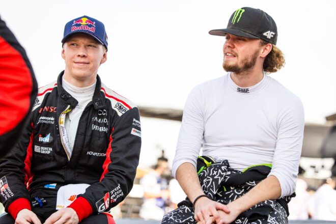 カッレ・ロバンペラ（トヨタGRヤリス・ラリー1）とオリバー・ソルベルグ（トヨタGRヤリス・ラリー2）