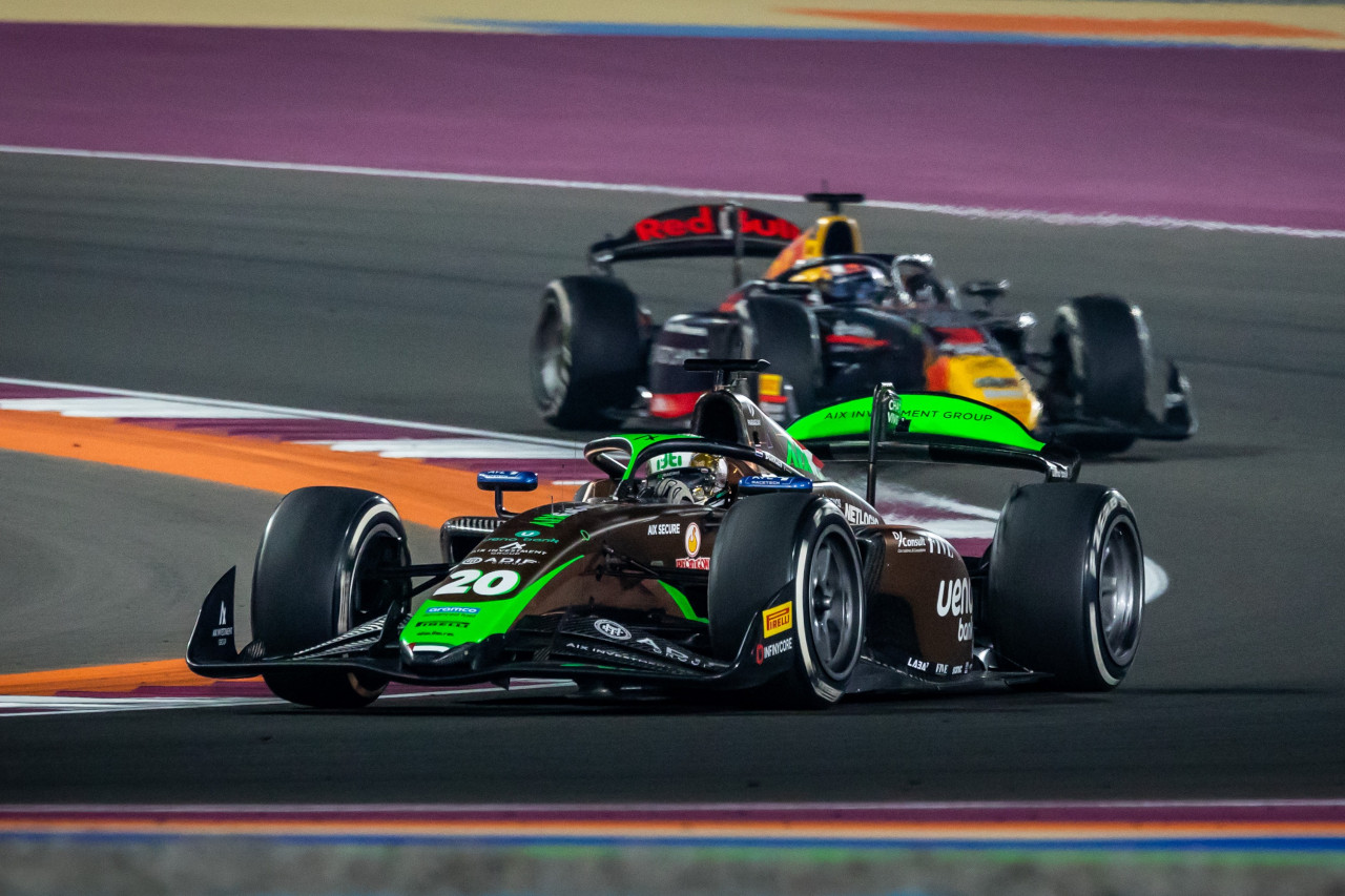 2025年FIA F2第13戦ルサイル　ジョシュア・デュルクセン（AIXレーシング）