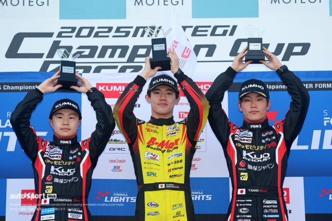 スーパーフォーミュラ・ライツ第18戦は野村勇斗がポール・トゥ・ウイン。今季12勝目を飾りシーズンを終える