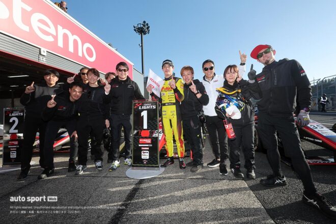 スーパーフォーミュラ・ライツ第18戦は野村勇斗がポール・トゥ・ウイン。今季12勝目を飾りシーズンを終える