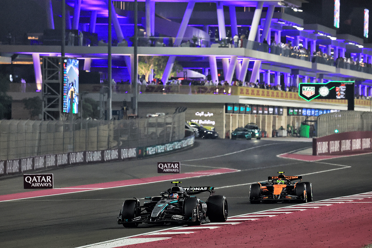 アンドレア・キミ・アントネッリ（メルセデス）＆ランド・ノリス（マクラーレン）