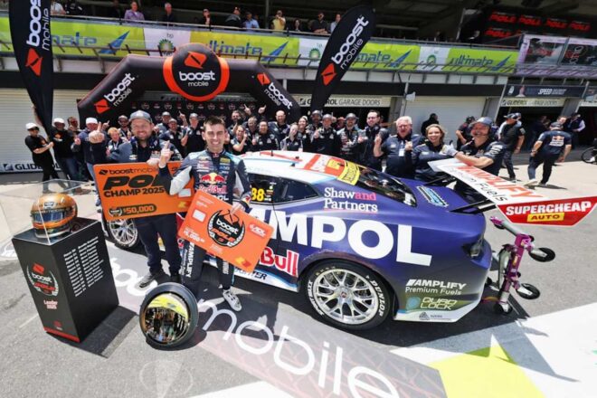 荒天の赤旗クラッシュやエンジン故障の波乱を経て、チャズ・モスタートが大逆転の初王者に／RSC最終戦