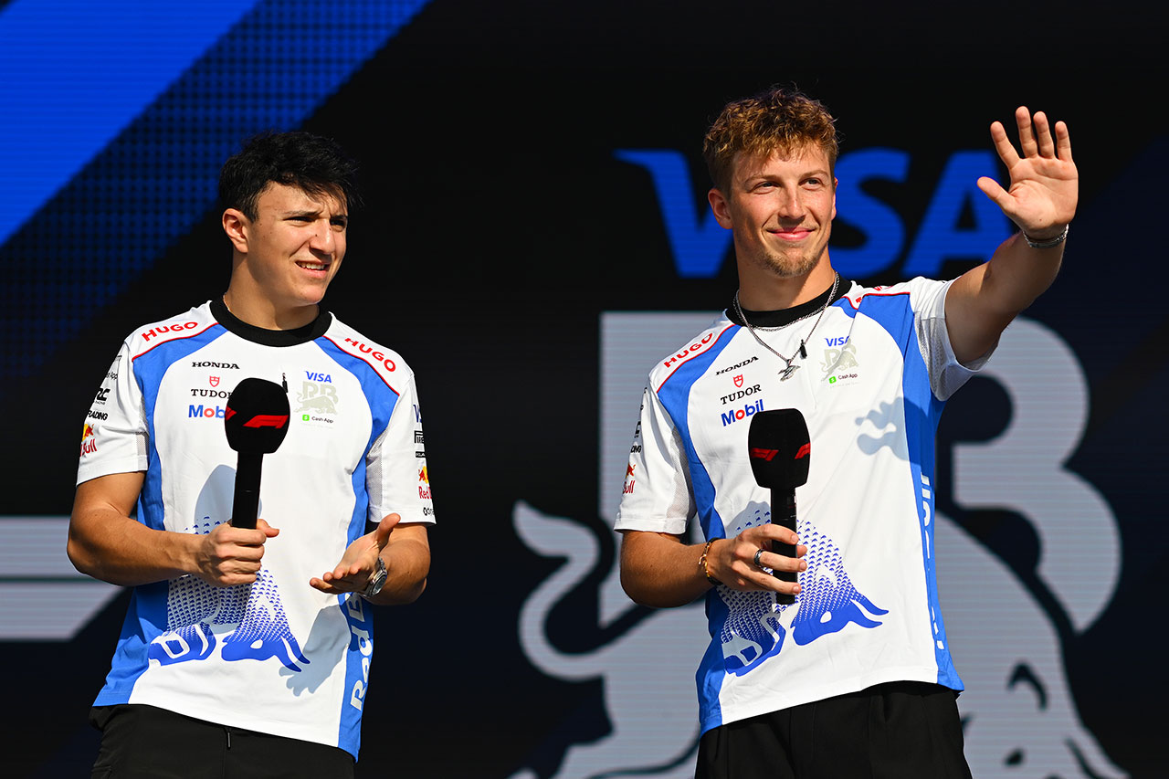 アイザック・ハジャーとリアム・ローソン（レーシングブルズ）