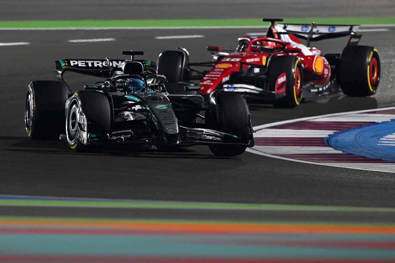 ジョージ・ラッセル（メルセデス）＆シャルル・ルクレール（フェラーリ）