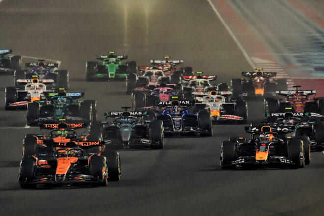 2025年F1第23戦カタールGP　決勝スタート