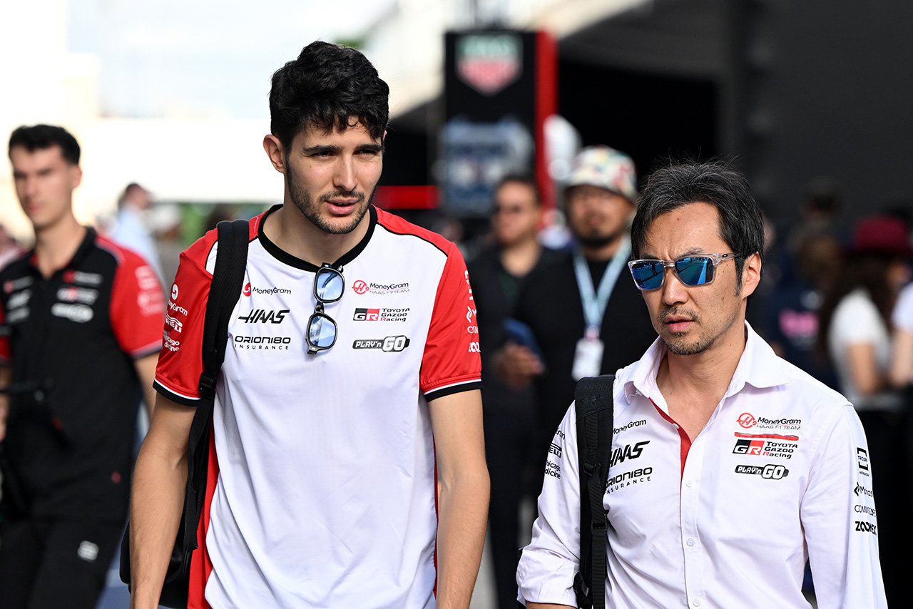 エステバン・オコン＆小松礼雄代表（ハース）