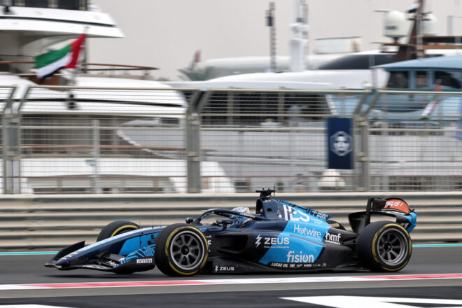 2025年FIA F2第14戦ヤス・マリーナ　ジャック・クロフォード（ダムス・ルーカスオイル／アストンマーティン育成）