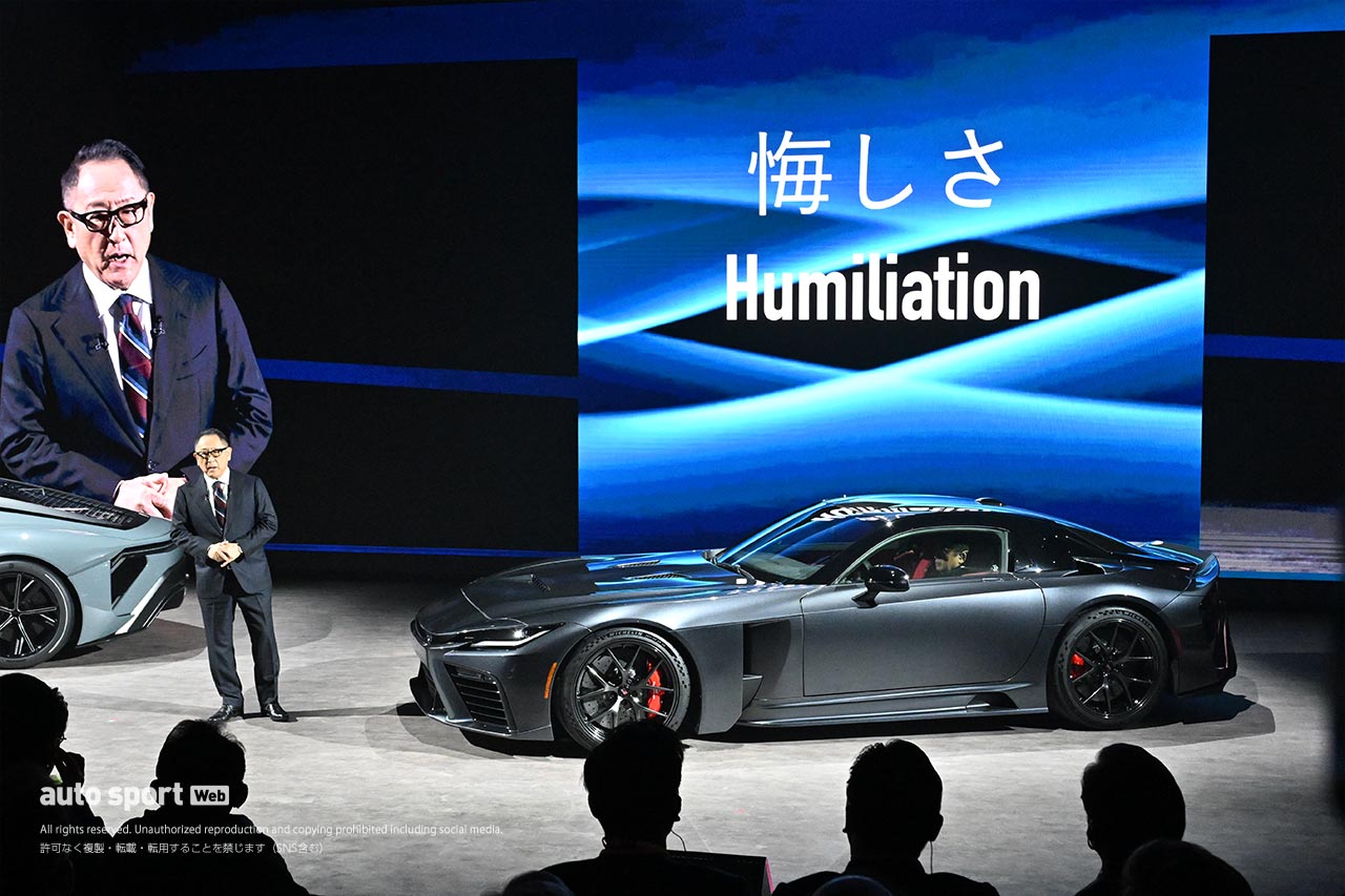 ついに姿をみせたGR GT3。開発ドライバーが語るそのキャラクターは？ モリゾウが語った誕生の原動力