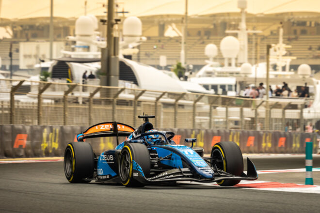 2025年FIA F2第14戦ヤス・マリーナ　ジャック・クロフォード（ダムス・ルーカスオイル／アストンマーティン育成）