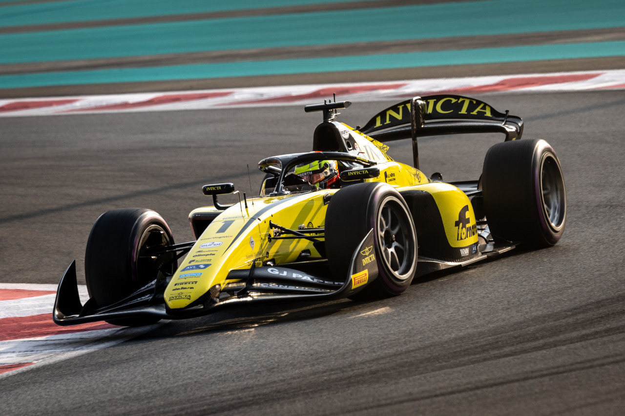 2025年FIA F2第14戦ヤス・マリーナ　レオナルド・フォルナローリ（インビクタ・レーシング／マクラーレン育成）