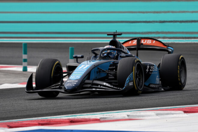 2025年FIA F2第14戦ヤス・マリーナ　ジャック・クロフォード（ダムス・ルーカスオイル／アストンマーティン育成）