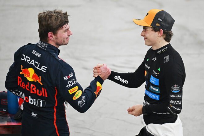 マックス・フェルスタッペン（レッドブル）、オスカー・ピアストリ（マクラーレン）