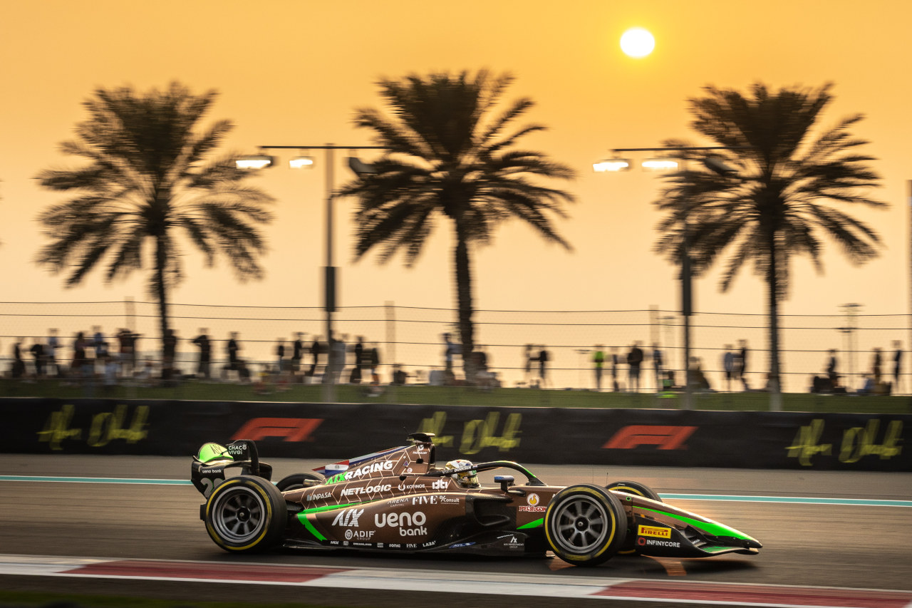 2025年FIA F2第14戦ヤス・マリーナ　ジョシュア・デュルクセン（AIXレーシング）