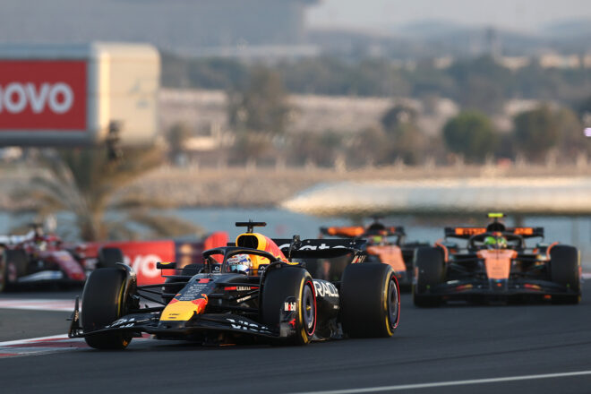 マックス・フェルスタッペン（レッドブル）、ランド・ノリス（マクラーレン）、オスカー・ピアストリ（マクラーレン）