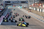 2025年FIA F2第14戦ヤス・マリーナ　フィーチャーレースのスタート