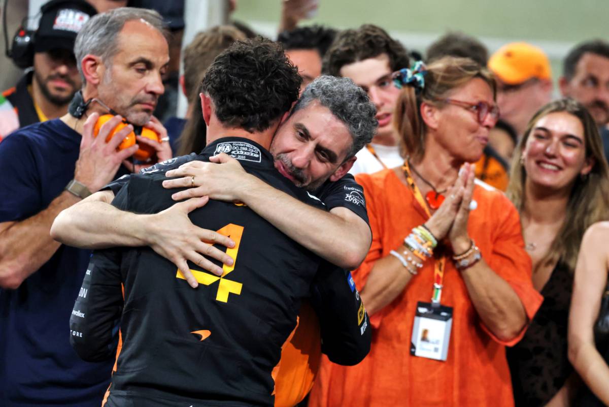 ランド・ノリス＆アンドレア・ステラ代表（マクラーレン）