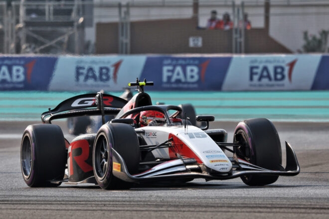 2025年FIA F2第14戦ヤス・マリーナ　宮田莉朋（ARTグランプリ／TGR-DC）