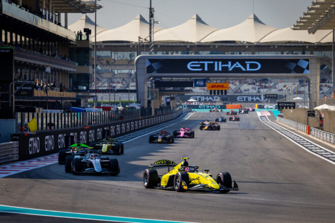 2025年FIA F2第14戦ヤス・マリーナ　ロマン・スタネ（インビクタ・レーシング）