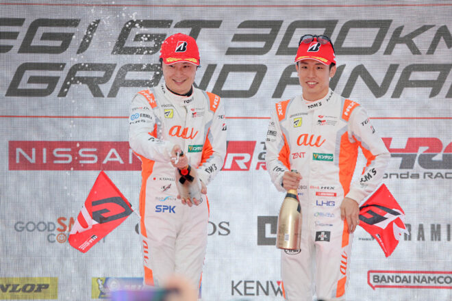 『3連覇』よりも重かった『1号車』の重責。坪井翔×山下健太、偉業達成の裏にあった苦労と苦悶【GT500チャンピオンインタビュー】