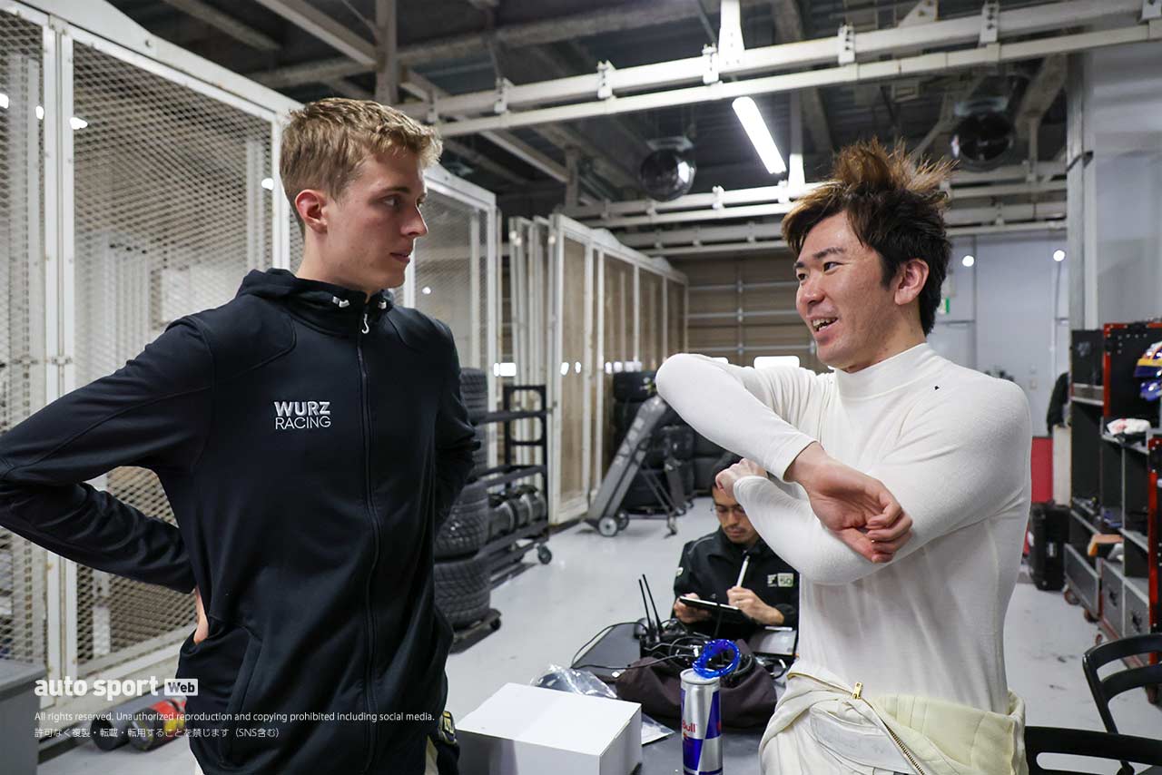 チャーリー・ブルツと笹原右京（TEAM GOH）