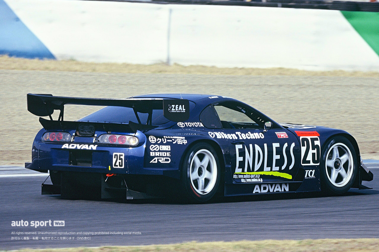 『エンドレス アドバン スープラ（2000年）』最強GT300覇者、最高峰への挑戦【忘れがたき銘車たち】