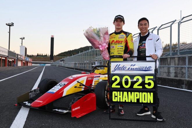 野村勇斗のSFライツ1年目でのチャンピオン獲得に佐藤琢磨エグゼクティブアドバイザー「最後まで本当に力強かった」