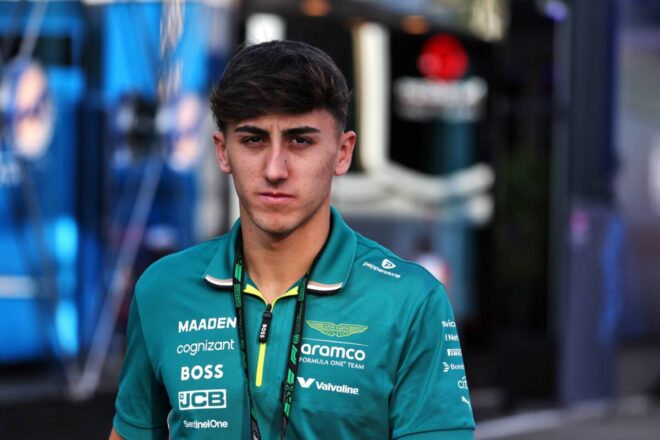 2025年F1　ホセ・マリア・ナバロン・ボヤ（アストンマーティン・アカデミー）
