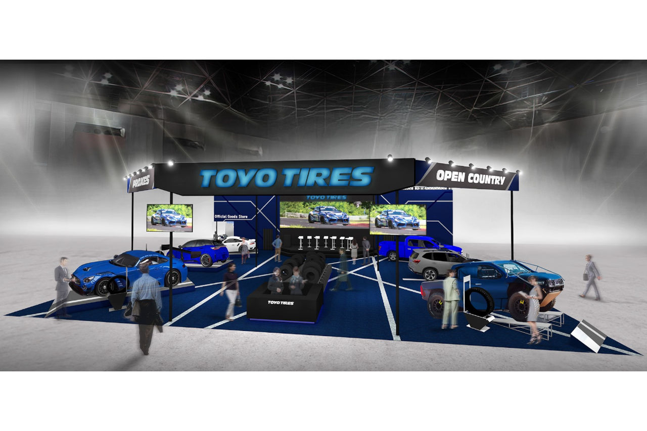 トーヨータイヤが東京オートサロン2026にブース出展。2大ブランドの魅力を紹介