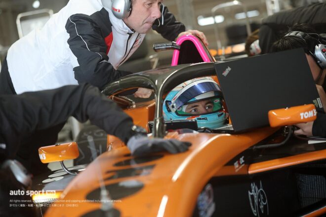 スーパーフォーミュラ・ライツ鈴鹿合同テストの初日はTOM’Sから参加の卜部和久がトップタイム