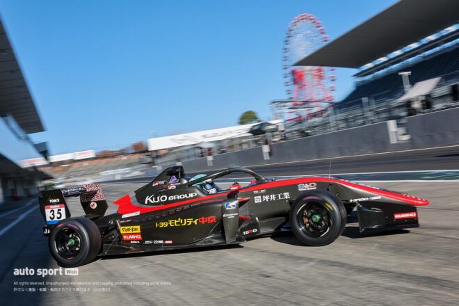 スーパーフォーミュラ・ライツ鈴鹿合同テストの初日はTOM’Sから参加の卜部和久がトップタイム