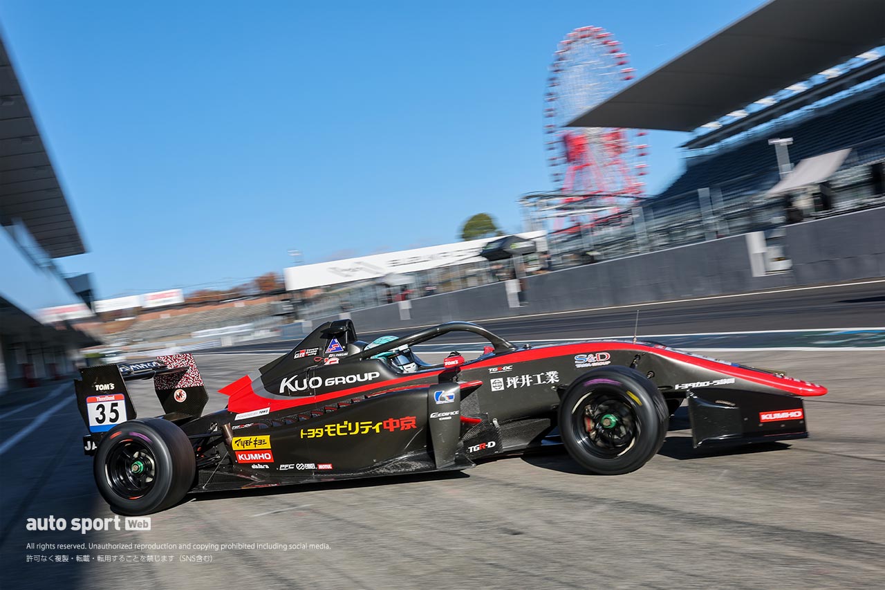 スーパーフォーミュラ・ライツ鈴鹿合同テストの初日はTOM’Sから参加の卜部和久がトップタイム