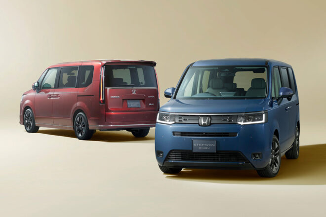ホンダ、ステップワゴンに誕生30周年の特別仕様車を設定。初代モチーフの専用エンブレムやタグで懐かしさ